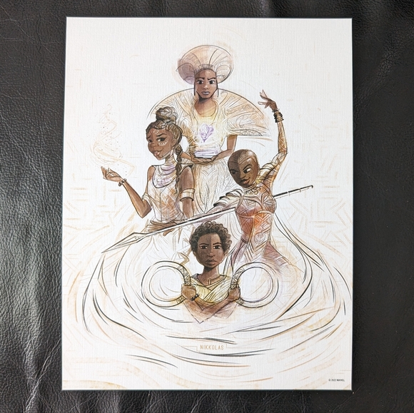 RARE Women of Wakanda by Nikkolas Smith, mini-poster, Disney/Marvel - Picture 1 of 6